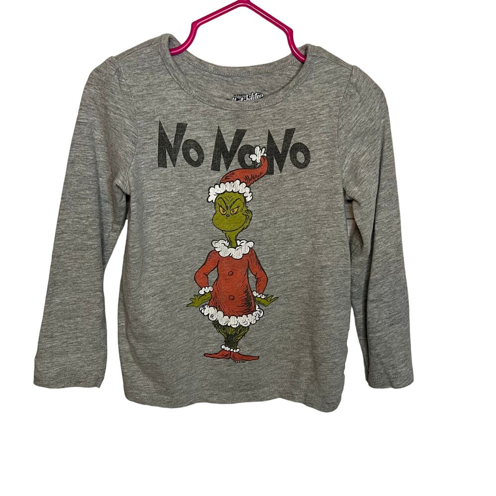 Old Navy Collectible Grinch long sleeve T-shirt Size 2T